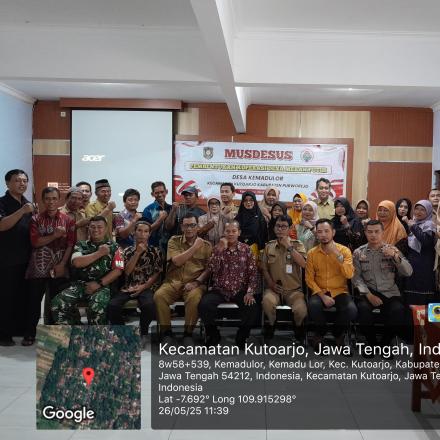 Musdesus Pembentukan Koperasi Desa Merah Putih Kemadulor, Langkah awal Kemandirian Desa